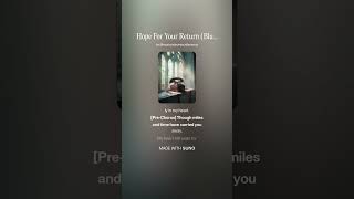 Hope For Your Return (Blues Version)