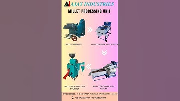 Millet Processing steps || Millet Processing || Millet Processing Machine