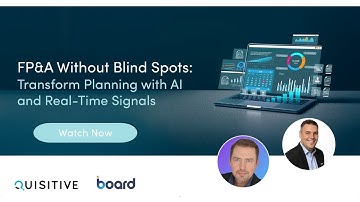 FP&A Without Blind spots: Transform Planning with AI and Real-Time Signals