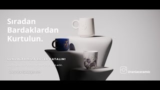 KAFE, RESTORAN VE OTEL - Kurumsal Porselen Ürünleri Üretimi - SANA HAS ÇİZGİ- www.uraniadesign.com