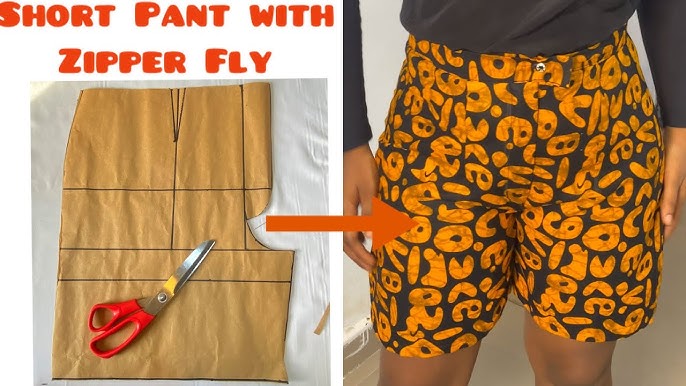 How to Cut and Sew a Fitted Short Pant with Pocket 