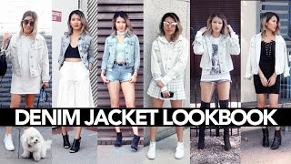 Denim Jacket Lookbook / Styling a Denim Jacket || Sylvia Jade