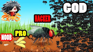 NOOB vs PRO vs HACKER vs GOD in Idle Bugs (ALL LEVELS)