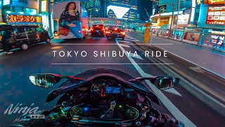 Tokyo Shibuya Ride by Ninja H2 Episode 27/東京 Kawasaki Ninja H2【4K】