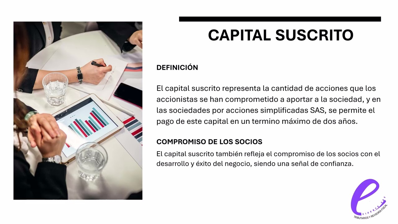 CAPITAL AUTORIZADO, SUSCRITO Y PAGADO EN SAS