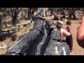 Massive Homemade Waterslide in the Desert