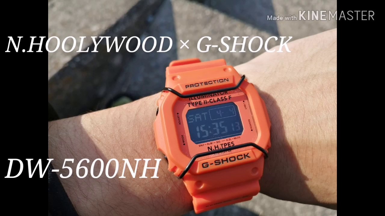 CASIO G-SHOCK DW-5600NH ［ N.HOOLYWOOD × G-SHOCK ］ - YouTube