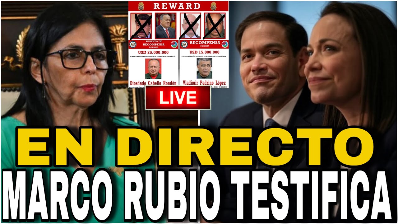 ÚLTIMA HORA 🔴 MARCO RUBIO DESTROZA AL RÉGIMEN DE DELCY "LLEGAREMOS A UNA FASE DE TRANSICIÓN"