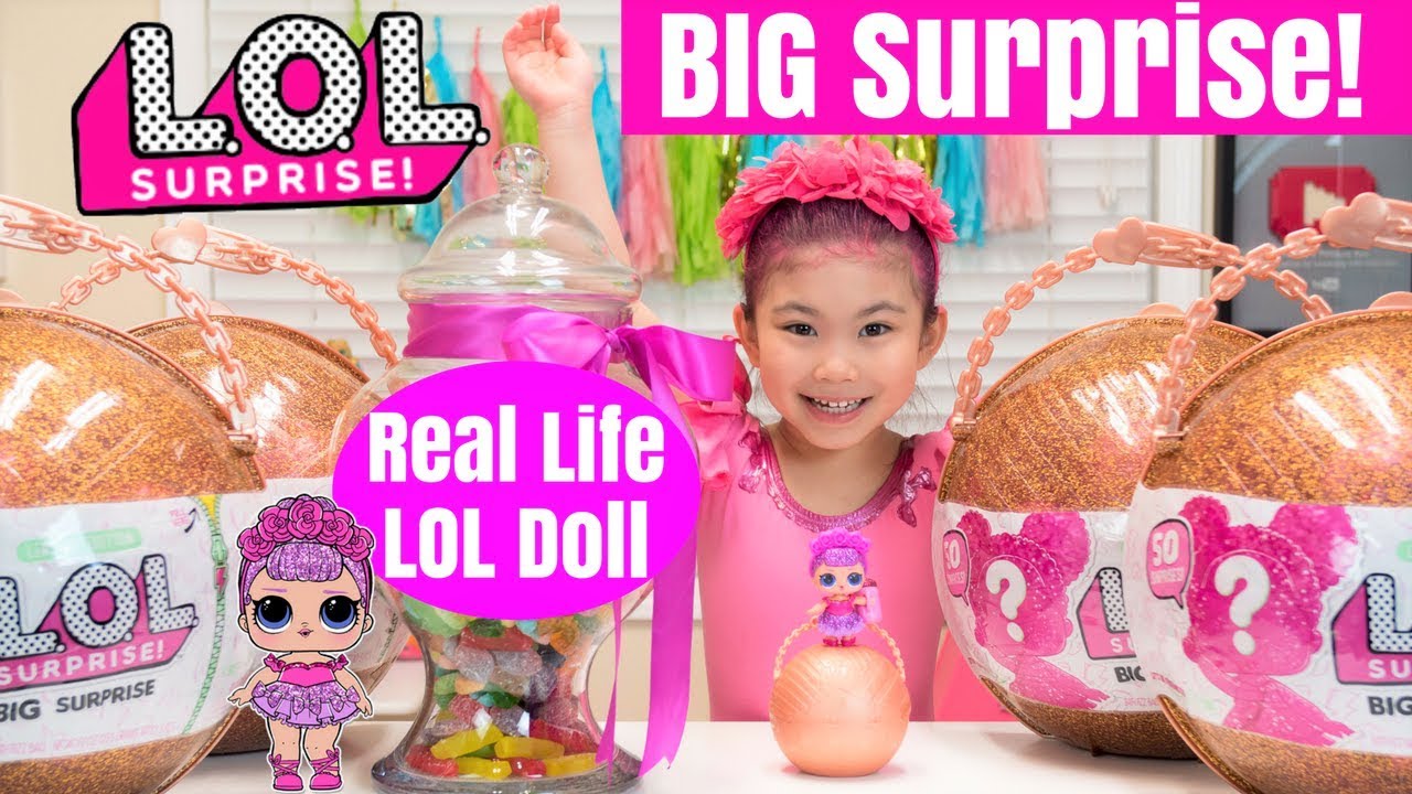 Lol Surprise Big Surprise + Sugar Queen Real Life Lol Doll Limited Edition  Gold Balls Ultra Rare - Youtube