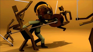 300 Spartan fight scene - UPDATE - 3ds Max animation - WIP