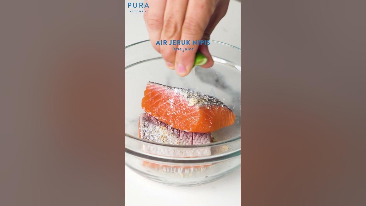 Resep Ikan Salmon Simple Dengan Sambal Matah | Pan Grilled Salmon