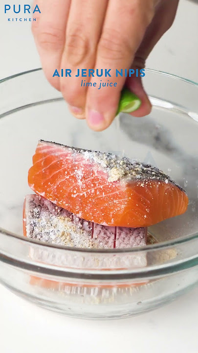 Resep Ikan Salmon Simple Dengan Sambal Matah | Pan Grilled Salmon