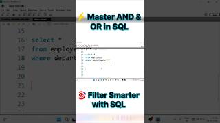 SQL AND & OR Operators Explained | WHERE Clause in MySQL