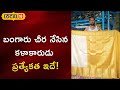Nalla Vijay weaves silk saree with gold and silver