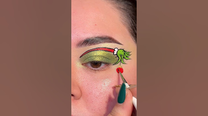 The Grinch eye makeup🎁🎅🏼💚 #grinchmakeup #makeup #makeuptutorial #shorts #christmasmakeup