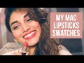 MAC Lipstick Collection 2020 | 16 Lipstick Swatches on Indian/South Asian Skintone