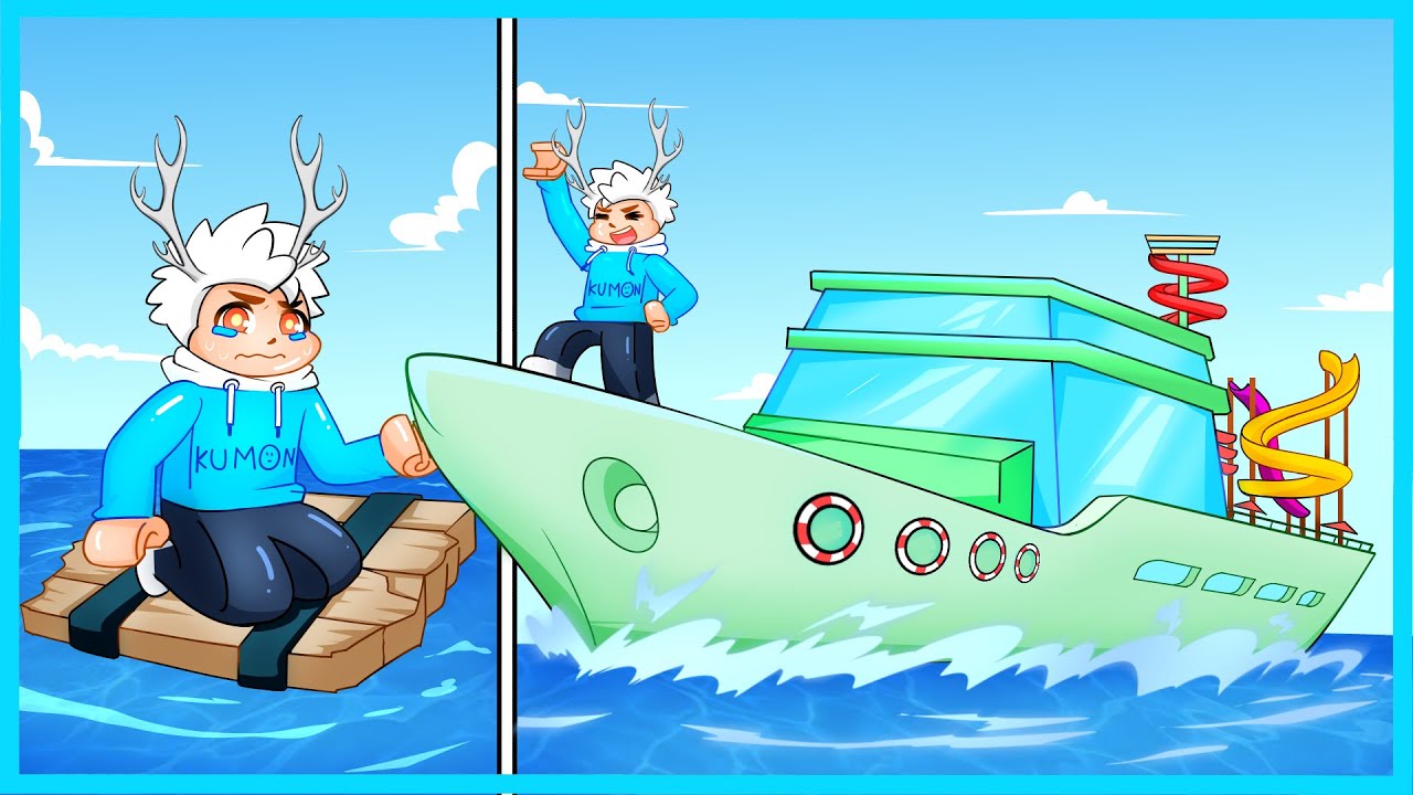 BERTAHAN HIDUP DENGAN KAPAL KAYU VS KAPAL PESIAR YANG PALING BESAR DI DUNIA!