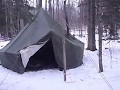 Winter camping 5 man arctic tent