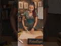 HOW TO CUT A SHORT ANKARA GOWN WITH  CORSET WAIST, DEEP V-neck, AND DRAWSTRING SLEEVES.