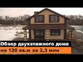 Обзор двухэтажного дома на 120 кв.м за 2,3 млн рублей.