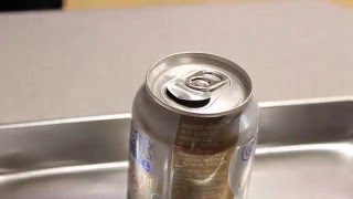 LOUD!  Opening a Pop (Soda) Can with a Sharpie