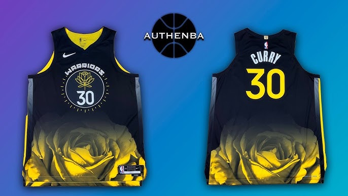 2022-23 Golden State Warriors Authentic City Edition Jersey Steph Curry Sz  44 M