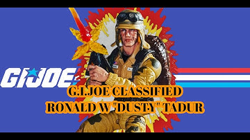 G.I.JOE CLASSIFIED- DUSTY- Figure Review (WITH VINTAGE COMPARISON)