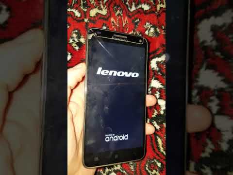 Lenovo S580 сброс настроек hard reset графический ключ пароль зависает висит на заставке