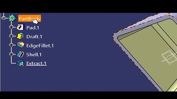 How to create mould core and cavity using CATIA