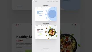 Food Landing Page Design | Web Design Animation