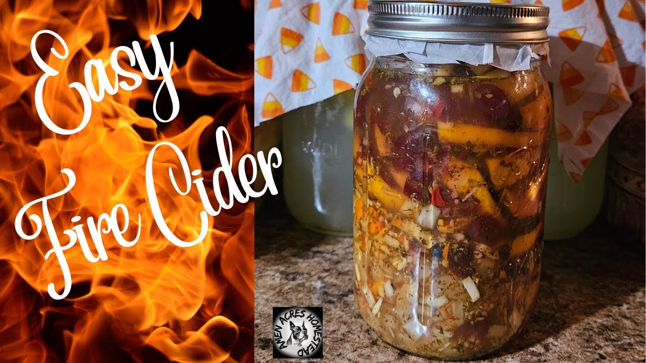 Fire Recipe Fire Cider 101: Effortless Recipe for Wellness - YouTube