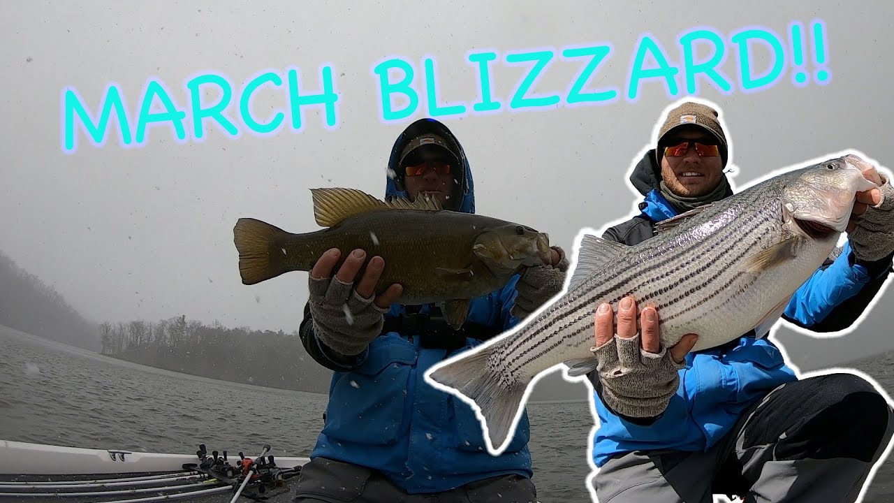 If You’re NOT Bass Fishing In The Snow…..YOU’RE WRONG!!