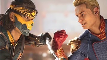 Mortal Kombat 1 Takeda Vs Homelander All Intros Dialogue (4k)