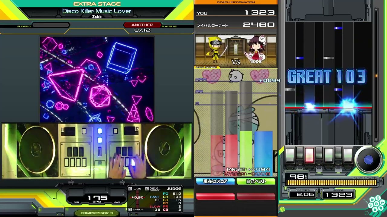 beatmania IIDX】エクハ！Disco Killer Music Lover / Zekk - YouTube