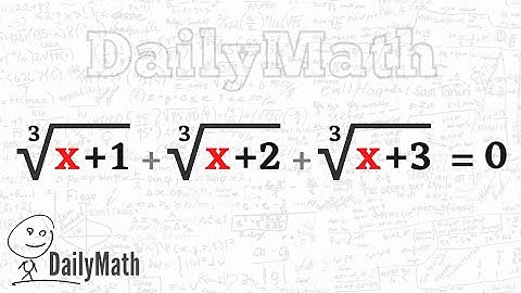 Sum of Cubic Roots | Daily Math Algebra