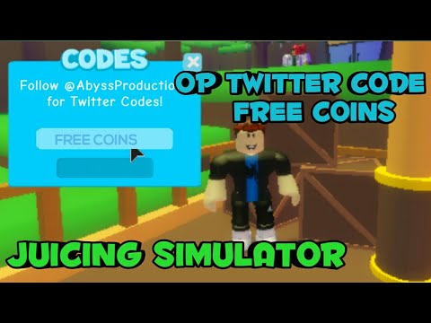 Roblox Twitter Code For Juicing Simulator Free Coins Youtube - roblox skywars twitter codes