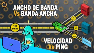 ¿Qué es ANCHO DE BANDA, BANDA ANCHA, VELOCIDAD, LATENCIA en una conexión a internet? DIFERENCIAS screenshot 3