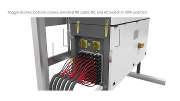 ABB Solar Inverters  PVS 100 120 assembly video