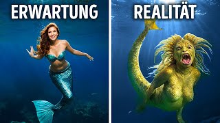 Wie echte Meerjungfrauen aussehen würden (nicht wie im Film)