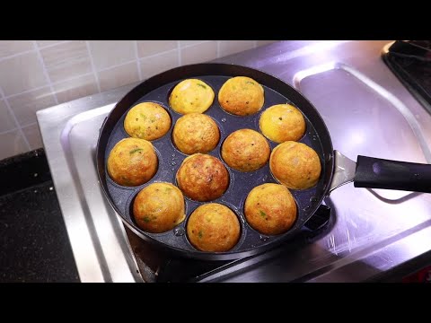 सूजी और हरी सब्ज़ियों से बना हेल्दी नास्ता | Rava Appe | Sooji Appam | Appam Recipe | KabitasKitchen