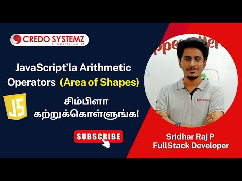 Javascript for Beginners | Arithmetic Operators - Area of Shapes | Day 7 #javascript #operators