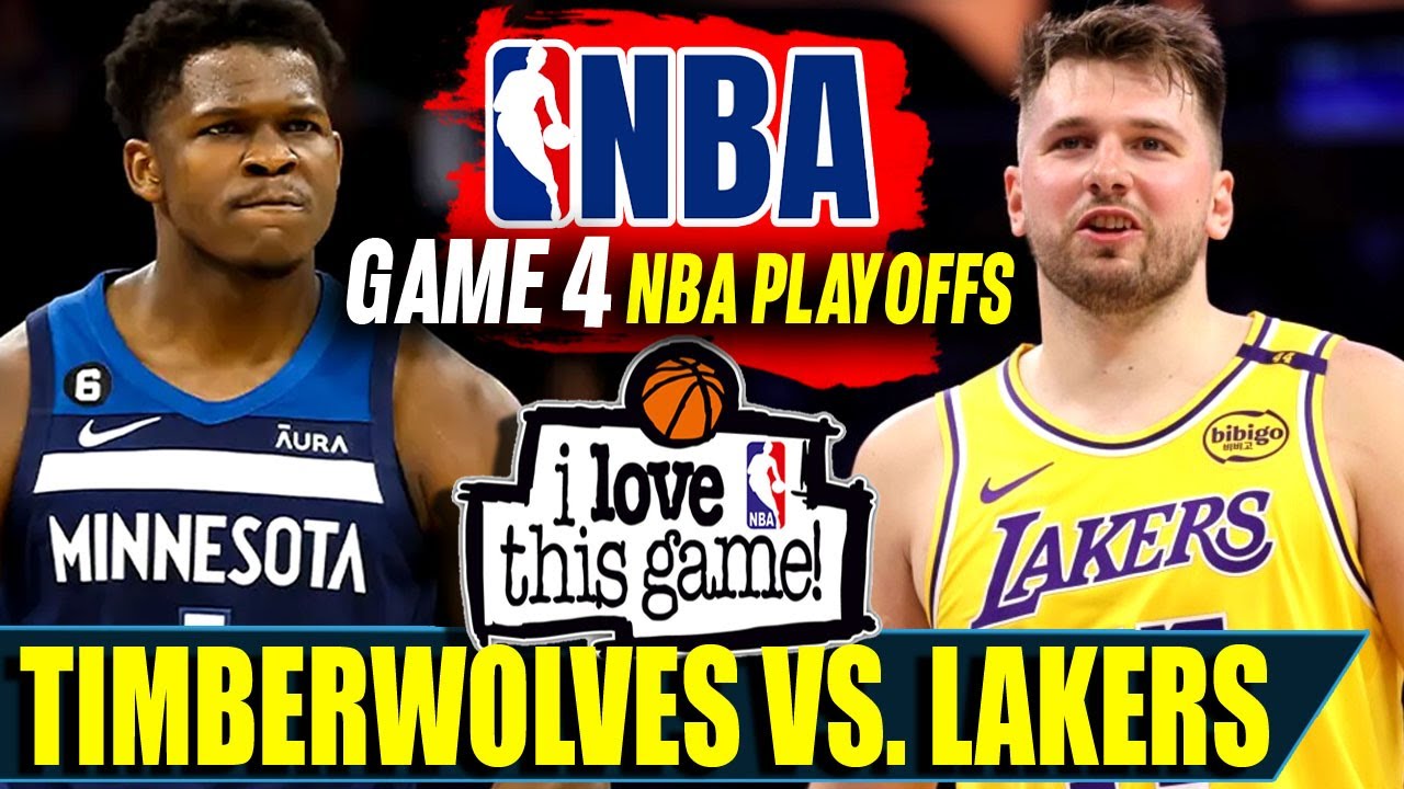 LAKERS vs TIMBERWOLVES GAME 4 |NBA LIVE Play-By-Play Reaction - YouTube