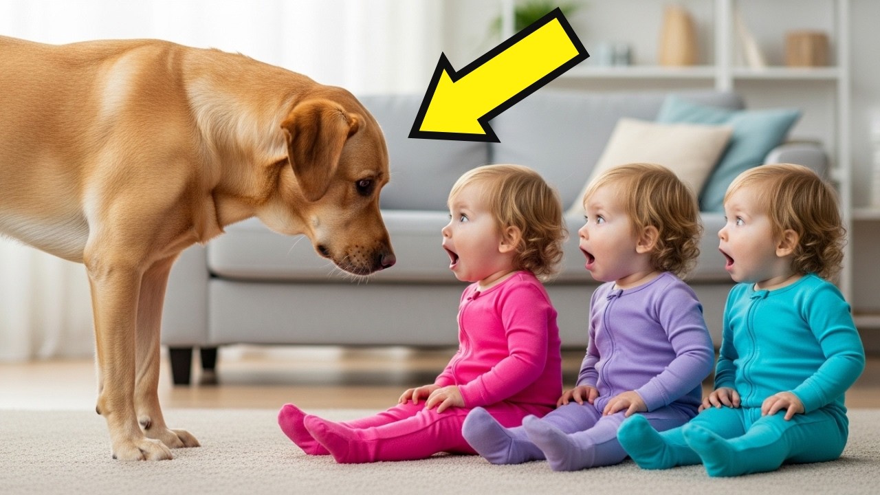 Если бы это не было снято на видео, никто бы не поверил, что эта собака сделала с тройняшками!