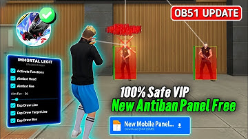 Free Fire Panel Mobile 🔥 FF Antiban Panel OB51 | Free Fire Hack New 😈 FF Injector 2025