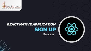 React Native Chat Application | Sign Up Page | Java Institute
