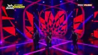 141014 아이돌스쿨 8회 CROSS GENE 크로스진 상민 X 씨클라운 성준 X 소년공화국 민수 - 빨개요