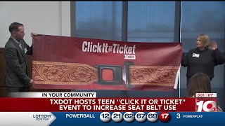 VIDEO: TxDot went to AmTech’s law enforcement classes to talk about the importance of wearing you...