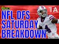 Draftkings NFL Wild Card Saturday Breakdown | NFL DFS Picks