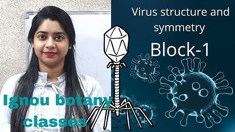 ignou botany classes .BBYCT-131 ( block 1) unit-1 structure and symmetry of virus .
