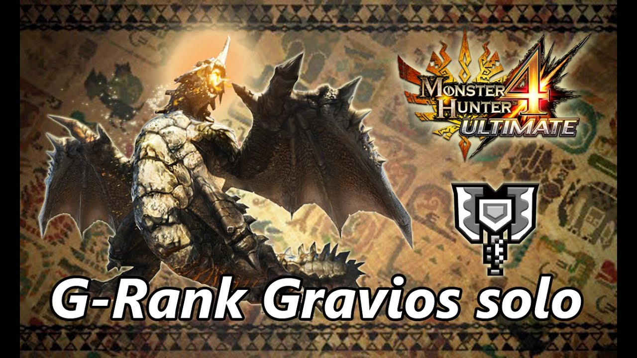 MH4U G2★ Gravios solo (Charge Blade) - 3'09''10